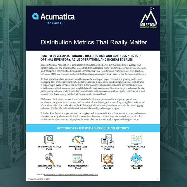 Distribution Metrics That Matter Card