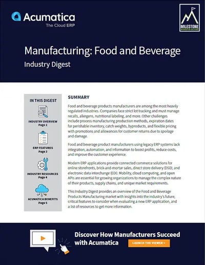 MFG Food and Beverage thumb