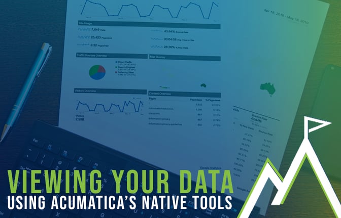 Viewing your data in Acumatica using GIs and filters header