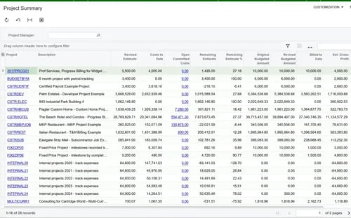 project-summery-dashboard-acumatica
