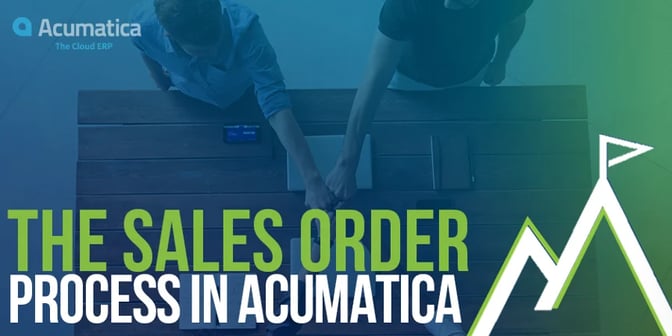 sales orders SOP in acumatica