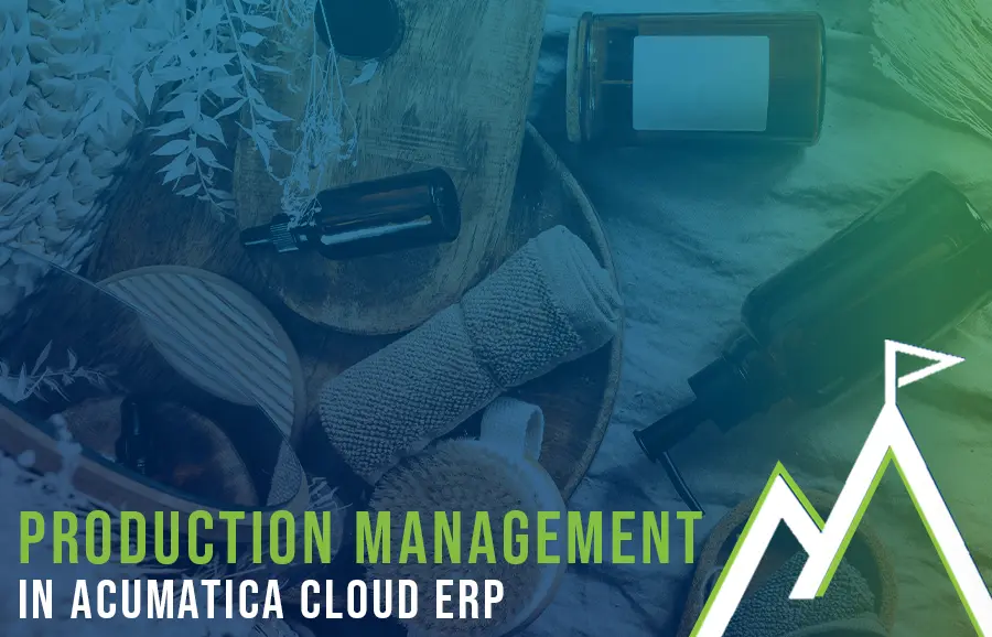 Acumatica MRP and Production Management Header